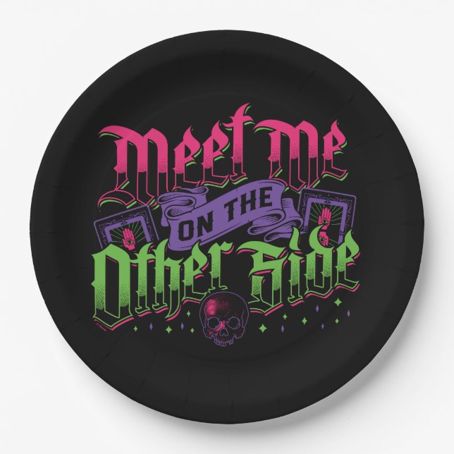 Dr. Facilier | Meet Me Paper Plate (Front)