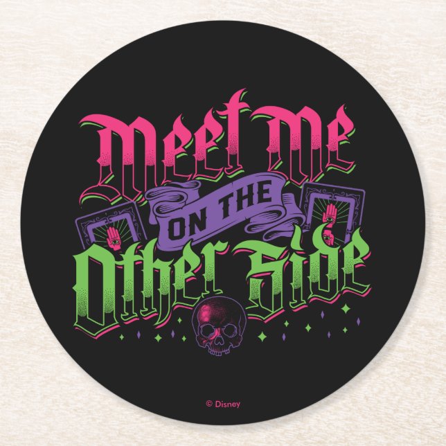 Dr. Facilier | Meet Me Round Paper Coaster (Front)