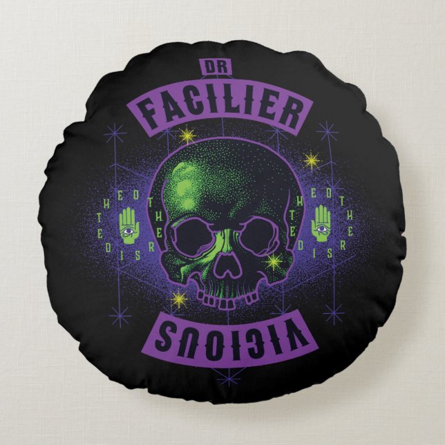 Dr. Facilier | Vicious Round Pillow (Front)
