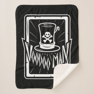 Dr. Facilier    Voodoo Man Sherpa Blanket