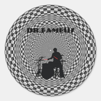 Dr. Fameus six autocollants 3in
