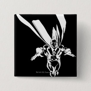 Dr. Fate Flying Outline 2 Inch Square Button