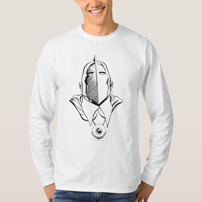 Dr. Fate Mask Outline T-Shirt (Front)