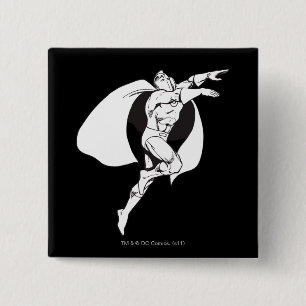 Dr. Fate Soaring Outline 2 Inch Square Button