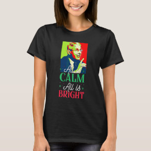 Dr Fauci Christmas Mandate Fauci Dog Sarcastic Xma T-Shirt