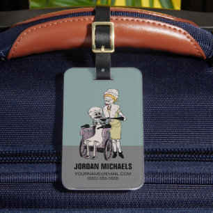 Dr. Finkelstein & Jewel Luggage Tag