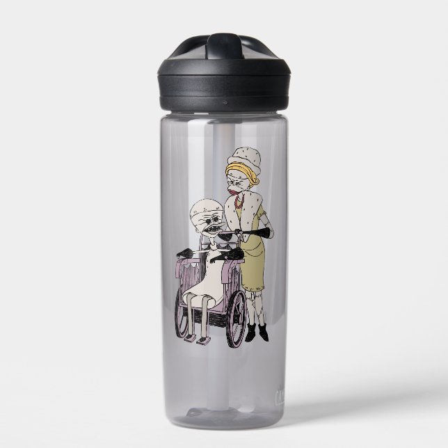 Dr. Finkelstein & Jewel Water Bottle (Front)