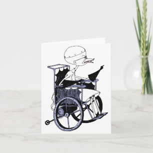 Dr Finkelstein Mad Scientist Baby Card