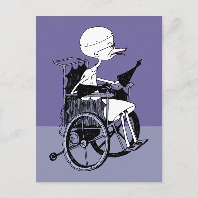 Dr. Finkelstein | Mad Scientist Postcard (Front)