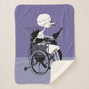 Dr. Finkelstein   Mad Scientist Sherpa Blanket