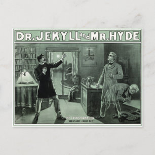 Dr. Jekyll and Mr. Hyde 1880 Postcard