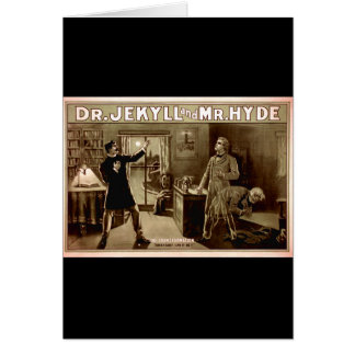 Dr. Jekyll and Mr. Hyde Vintage Illustration 1880s