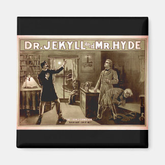 Dr. Jekyll and Mr. Hyde Vintage Illustration 1880s Magnet