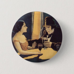 Dr. Jekyll and Mr. Hyde Vintage Movie Poster 2 Inch Round Button