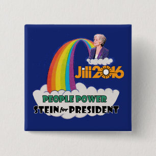 Dr. Jill Stein President 2016 2 Inch Square Button