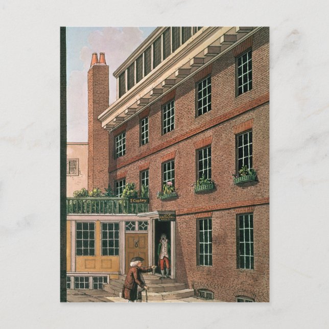 Dr Johnson and his servant, Francis at Bolt Postcard (Front)