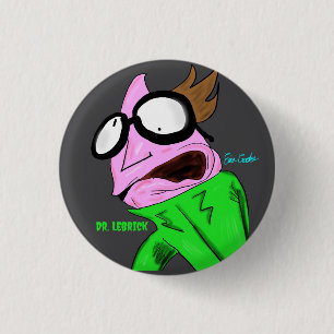 Dr. LeBrick art 2018 1 Inch Round Button