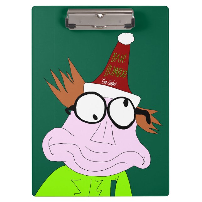 Dr. LeBrick Bah Humbug xmas Clipboard (Front)