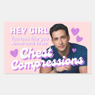 Dr. Mike Chest Compressions Sticker