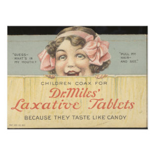 Dr. Miles Laxative Tablets Ephemera Photo Print