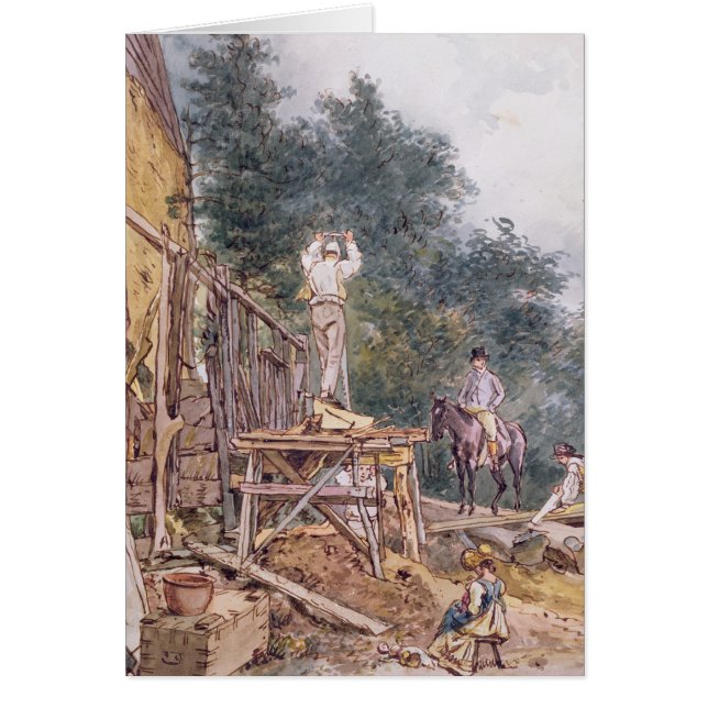 Dr. Monro inspecting his stables (Front)