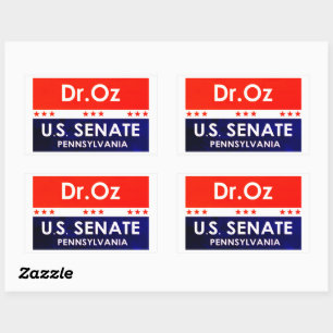 Dr. Oz U.S. Senate Pennsylvania Sticker