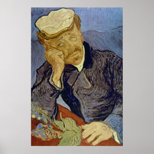 Dr Paul Gachet (2nd version) by Vincent van Gogh Poster