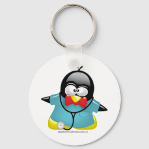 Dr Penguin Keychain