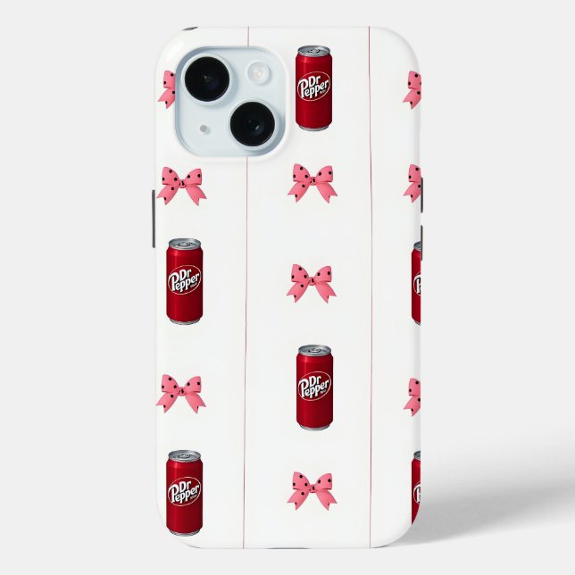Dr. Pepper Soda Cans Phone Case (Back)