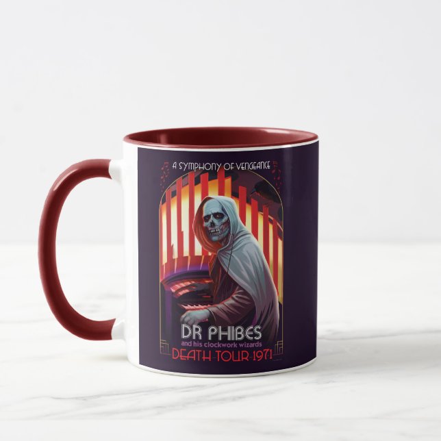 Dr. Phibes Mug – Symphony of Vengeance 1971 Horror (Left)