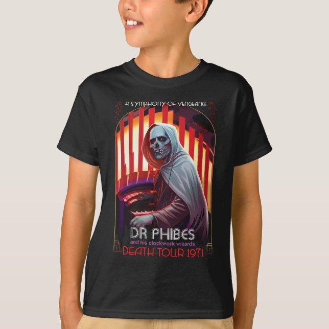 Dr. Phibes Symphony of Vengeance Youth T-Shirt (Front)