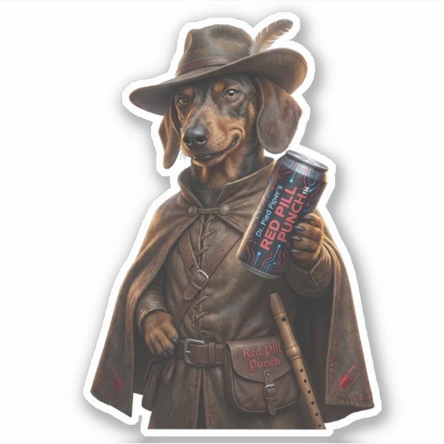 Dr. Piper's Red Pill Sticker (Front)