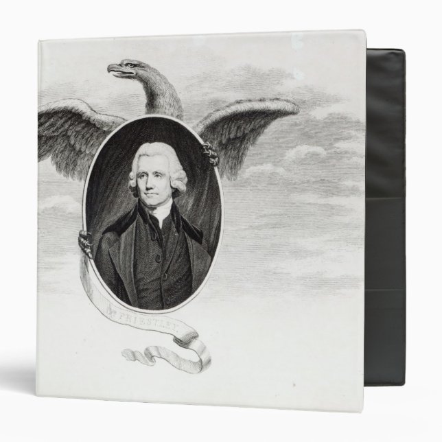 Dr. Priestley, illustration from Philosophers Binder (Front/Inside)