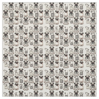 Dr Pug Fabric