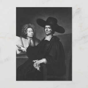 Dr Richard Busby engraved by James Masson Postcard