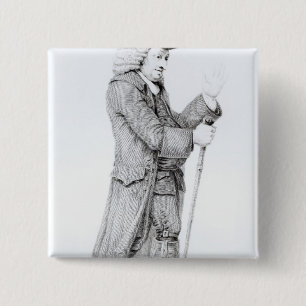 Dr Samuel Johnson 2 Inch Square Button