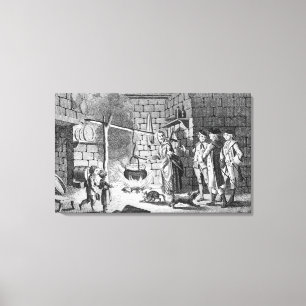 Dr Samuel Johnson's Introduction to a Highland Canvas Print