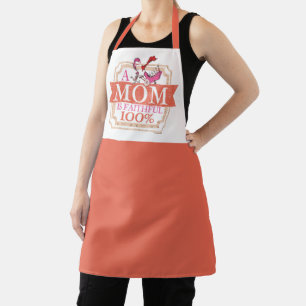 Dr. Seuss   A Mom Is Faithful 100% Apron