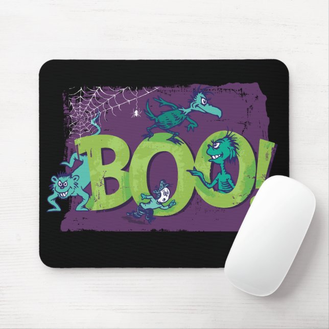 Dr. Seuss | BOO! Halloween Graphic Mouse Pad (With Mouse)