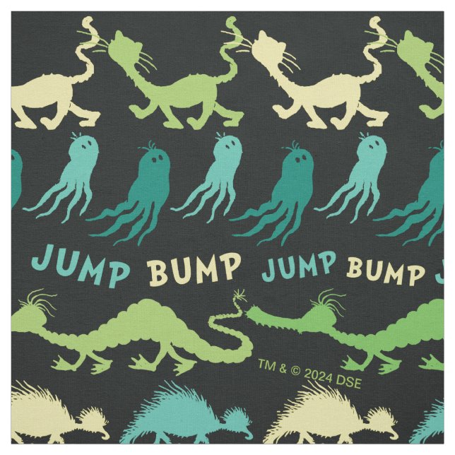 Dr. Seuss | "Bump Jump" Hallowen Pattern Fabric (Swatch)