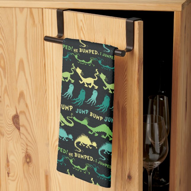 Dr. Seuss | "Bump Jump" Hallowen Pattern Kitchen Towel (Thirds Fold)