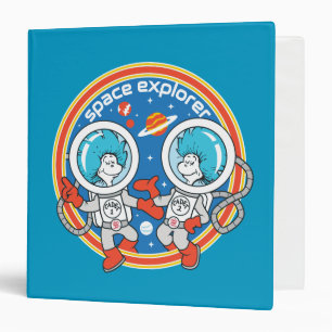 Dr. Seuss   Cadet One Cadet Two Space Explorer Binder