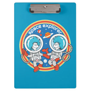 Dr. Seuss   Cadet One Cadet Two Space Explorer Clipboard