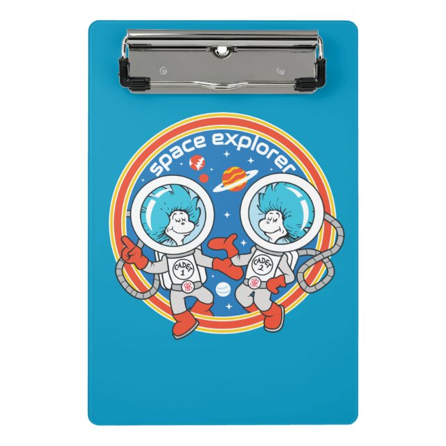 Dr. Seuss | Cadet One Cadet Two Space Explorer Mini Clipboard (Front)