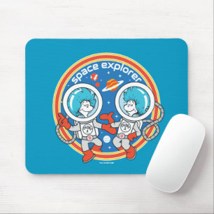 Dr. Seuss   Cadet One Cadet Two Space Explorer Mouse Pad