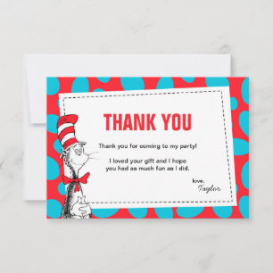 Dr. Seuss   Cat in the Hat Birthday Thank You