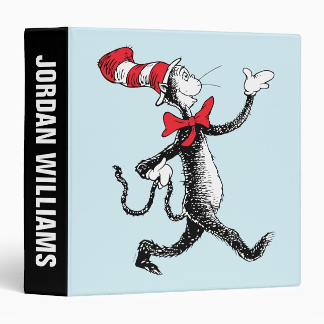 Dr. Seuss | Cat in the Hat Cat Walk Binder (Front/Spine)