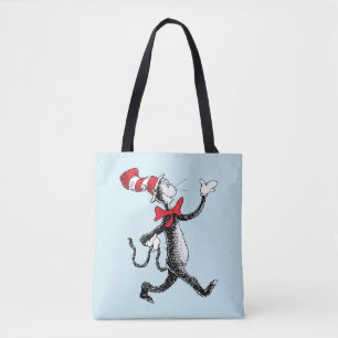 Dr. Seuss   Cat in the Hat Cat Walk Tote Bag