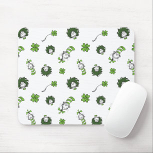 Dr. Seuss   Cat in the Hat Clover Pattern Mouse Pad