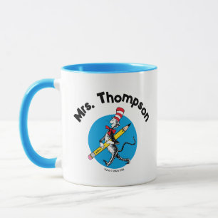 Dr. Seuss   Cat in the Hat Custom Name Mug